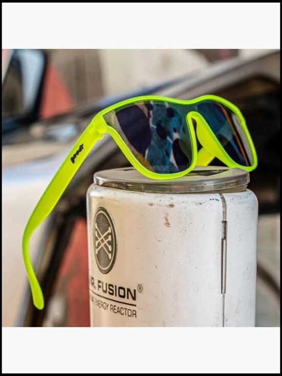 Polarized Shield Sunglasses with No-Slip Fit main image 6